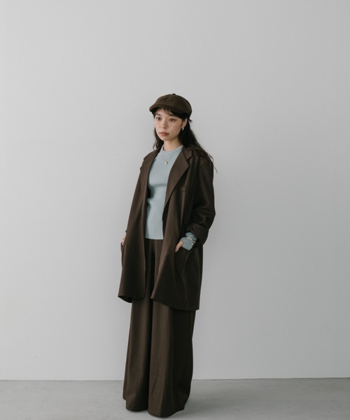 DRWCYS(ドロシーズ)の「カットアウトリブニットトップス(ニット/セーター・レディース・ミント/ブラウン/レッド/グレー/アイボリー/ブラック/ライトブルー・FREE)」の22枚目の写真