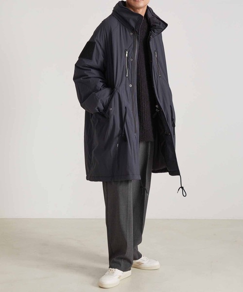 WILD THINGS AVIREX モッズコート L ブラック ブランド古着】WILD THINGS｜ワイルドシングスのモッズコート