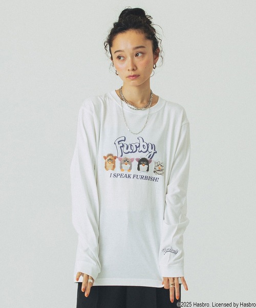 ROSE BUD（ローズバッド）の「ROSE BUD x FURBY L/S TEE（Tシャツ/カットソー・レディース・ブラック/ホワイト・ONE SIZE）」の7枚目の写真