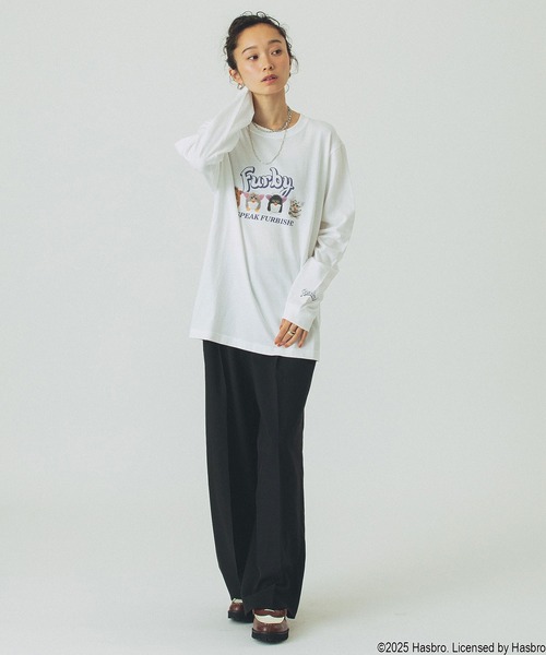 ROSE BUD（ローズバッド）の「ROSE BUD x FURBY L/S TEE（Tシャツ/カットソー・レディース・ブラック/ホワイト・ONE SIZE）」の13枚目の写真