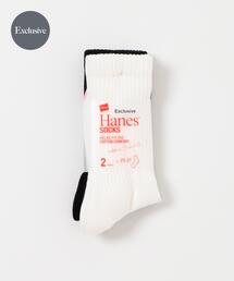 URBAN RESEARCH DOORS | 『別注』HANES×DOORS クルーソックス2P(ソックス/靴下)