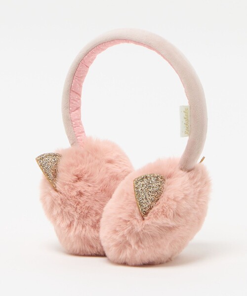 green label relaxing(グリーンレーベルリラクシング)の「<Rockahula Kids>キャット型 イヤマフ / Cat Earmuffs / キッズ(イヤーマフ・キッズ・ライトピンク・FREE)」の3枚目の写真