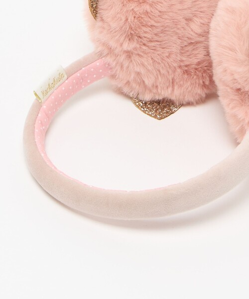 green label relaxing(グリーンレーベルリラクシング)の「<Rockahula Kids>キャット型 イヤマフ / Cat Earmuffs / キッズ(イヤーマフ・キッズ・ライトピンク・FREE)」の4枚目の写真