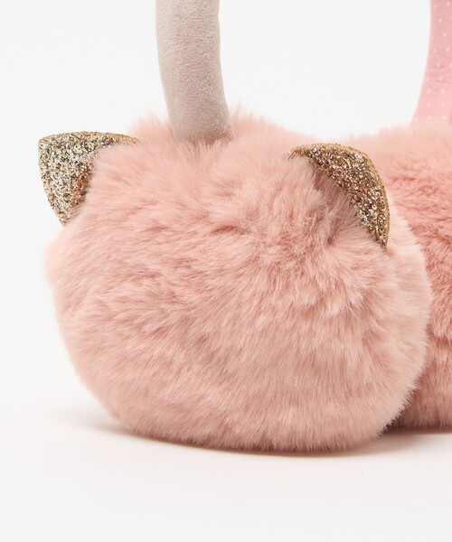 green label relaxing(グリーンレーベルリラクシング)の「<Rockahula Kids>キャット型 イヤマフ / Cat Earmuffs / キッズ(イヤーマフ・キッズ・ライトピンク・FREE)」の6枚目の写真