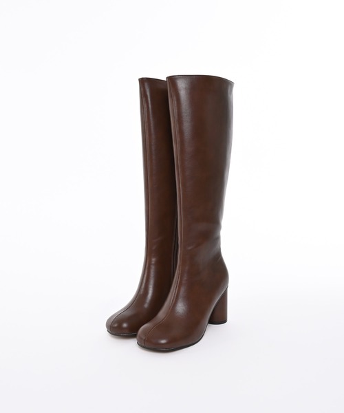 Narcissus（ナルシス）の「ロングブーツ/ラウンド/フルジップ（ブーツ・レディース・ブラウン/ブラック・LL/L/M）」の10枚目の写真