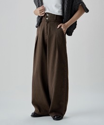 etoll. | 2wayウエストワイドストレートデニム(デニムパンツ)