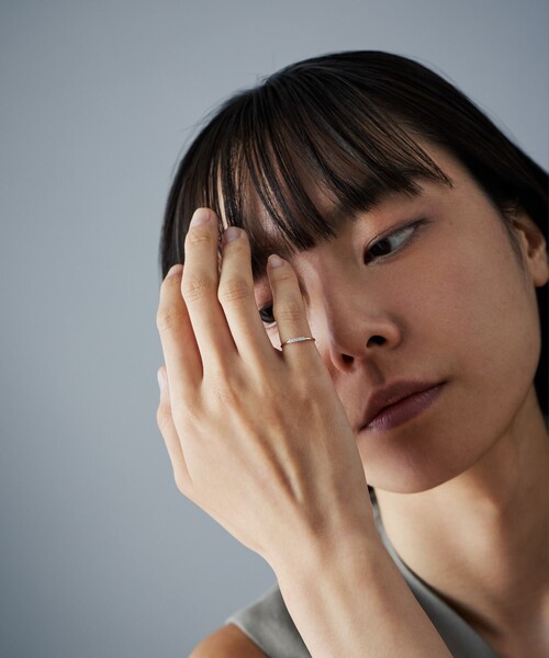 Jouete(ジュエッテ)の「K10YG ピンキーリング コンビカラー ダイヤモンド(リング・レディース・ゴールド系その他・3号/1号/5号)」の4枚目の写真