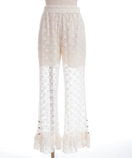 axes femme（アクシーズファム）の「ペチ付きレースパンツ（その他パンツ・レディース・ブラック/キナリ・FREE）」の7枚目の写真