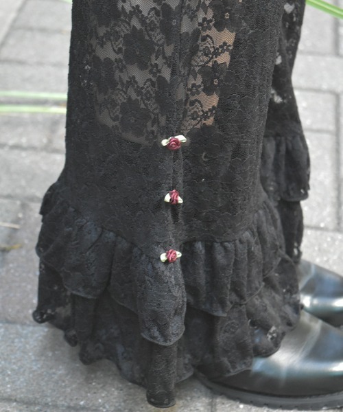 axes femme（アクシーズファム）の「ペチ付きレースパンツ（その他パンツ・レディース・ブラック/キナリ・FREE）」の6枚目の写真