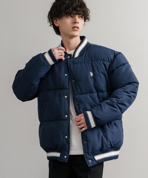 U.S. POLO ASSN. ユーエスポロアッスン PADDED VARSITY JACKET