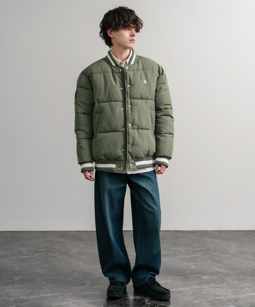U.S. POLO ASSN. ユーエスポロアッスン PADDED VARSITY JACKET