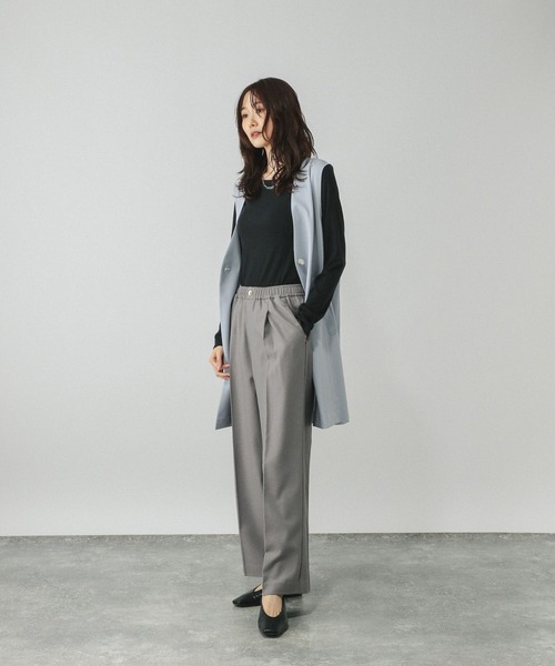 GLOBAL WORK(グローバルワーク)の「Wingコラボ/Fffit エフィット/カップ付き長袖Tシャツ/414739(Tシャツ/カットソー・レディース・チャコールグレー/オフホワイト/ブラック・MEDIUM/LARGE/SMALL/X-LARGE)」の11枚目の写真