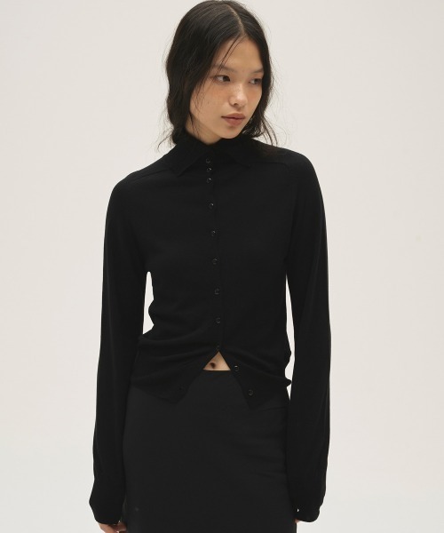 TODAYFUL（トゥデイフル）の「Tencelwool Highneck Knit（ニット/セーター・レディース・チョコ/ブラック/グレー・FREE）」の2枚目の写真