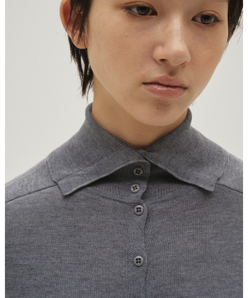 TODAYFUL（トゥデイフル）の「Tencelwool Highneck Knit（ニット/セーター・レディース・チョコ/ブラック/グレー・FREE）」の6枚目の写真