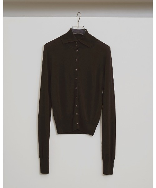 TODAYFUL（トゥデイフル）の「Tencelwool Highneck Knit（ニット/セーター・レディース・チョコ/ブラック/グレー・FREE）」の12枚目の写真