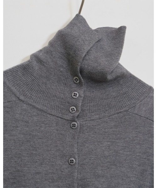 TODAYFUL（トゥデイフル）の「Tencelwool Highneck Knit（ニット/セーター・レディース・チョコ/ブラック/グレー・FREE）」の15枚目の写真