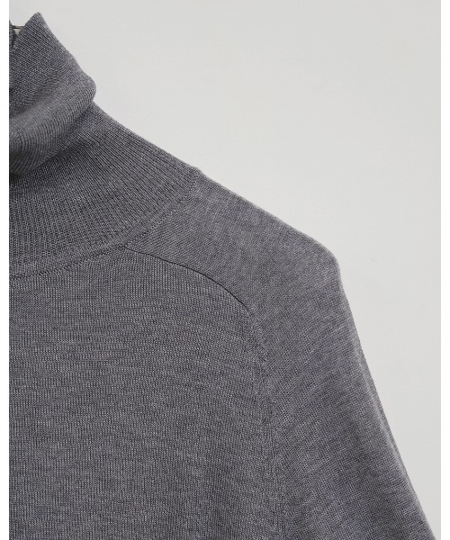 TODAYFUL（トゥデイフル）の「Tencelwool Highneck Knit（ニット/セーター・レディース・チョコ/ブラック/グレー・FREE）」の16枚目の写真