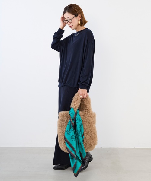 Lisa Conte(リサコンテ)の「【Lisa Conte'】リバーシブルムートンバッグ-AZZURRA(ハンドバッグ・レディース・ベージュ・FREE)」の21枚目の写真