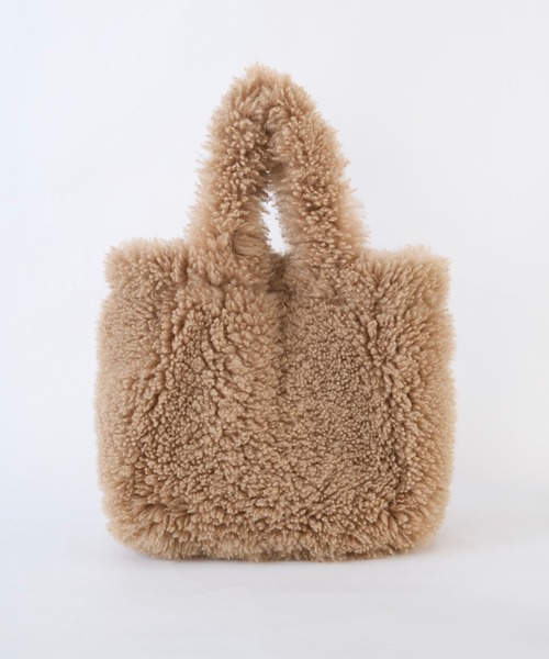 Lisa Conte(リサコンテ)の「【Lisa Conte'】リバーシブルムートンバッグ-AZZURRA(ハンドバッグ・レディース・ベージュ・FREE)」の8枚目の写真