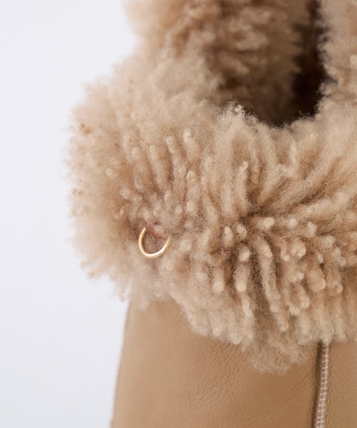 Lisa Conte(リサコンテ)の「【Lisa Conte'】リバーシブルムートンバッグ-AZZURRA(ハンドバッグ・レディース・ベージュ・FREE)」の14枚目の写真