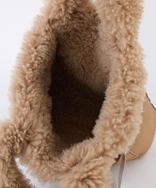 Lisa Conte(リサコンテ)の「【Lisa Conte'】リバーシブルムートンバッグ-AZZURRA(ハンドバッグ・レディース・ベージュ・FREE)」の15枚目の写真