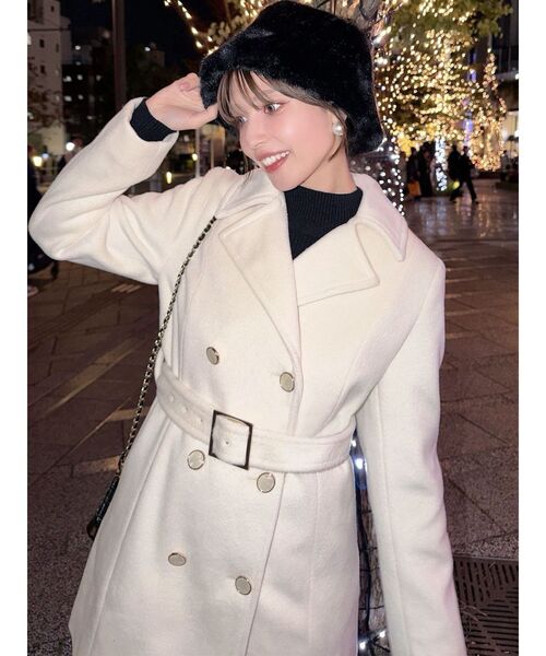 RESEXXY（リゼクシー）の「フェイクファーバケットハット（ハット・レディース・アイボリー/ブラック/ブラウン・FREE）」の16枚目の写真