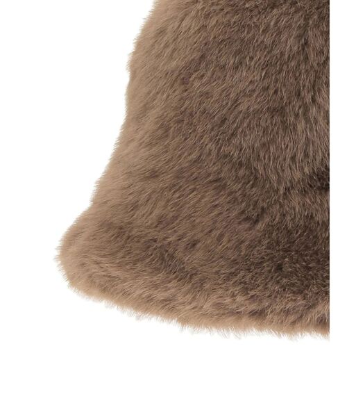 RESEXXY(リゼクシー)の「フェイクファーバケットハット(ハット・レディース・アイボリー/ブラック/ブラウン・FREE)」の17枚目の写真