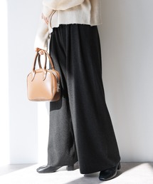 Yeoun（ヨウン）の「ウエストゴムワイドニットパンツ（その他パンツ）」