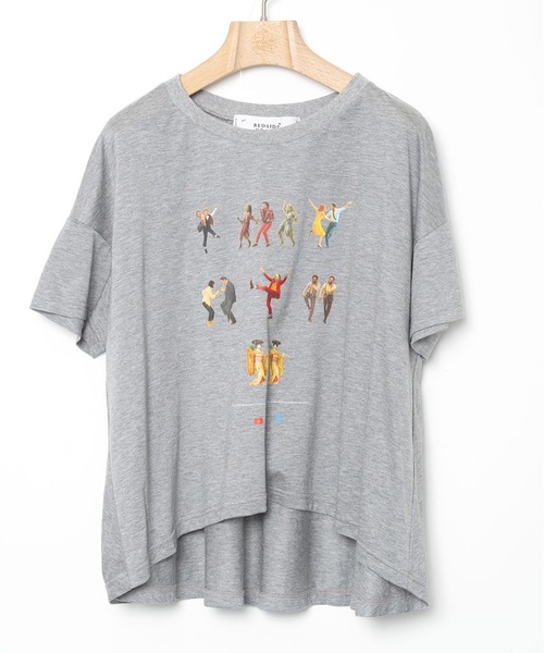 bedsidedrama(ベットサイドドラマ)の「OMNIDANCE Flare T-Shirt(Tシャツ/カットソー・レディース・グレー/ホワイト/ブラック・1/2)」の5枚目の写真