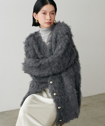 LARUTA | 【LARUTA】ノーブル起毛加工ニットコート(カーディガン/ボレロ)