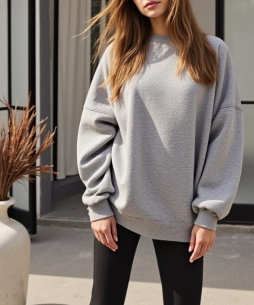 cammie(キャミー)の「オーバーサイズスウェット(スウェット・レディース・ホワイト/ブラック/グレー・M/L)」の17枚目の写真