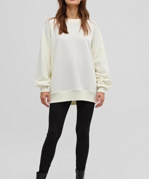 cammie(キャミー)の「オーバーサイズスウェット(スウェット・レディース・ホワイト/ブラック/グレー・M/L)」の7枚目の写真