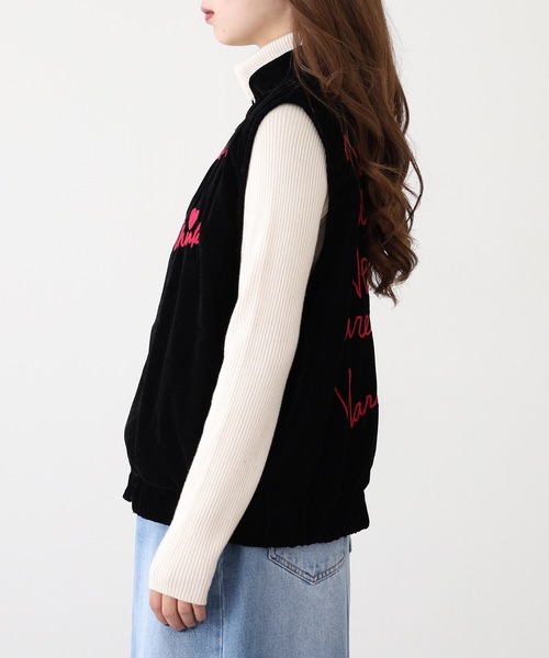 KILKI（キルキー）の「kilki セレブレーションベロアベスト（ベスト・レディース・ブラック×シルバー/ブラック×ピンク/ブラック系その他・FREE）」の12枚目の写真