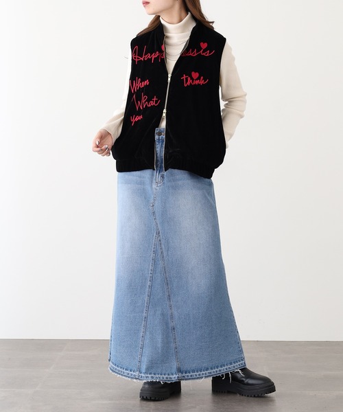 KILKI（キルキー）の「kilki セレブレーションベロアベスト（ベスト・レディース・ブラック×シルバー/ブラック×ピンク/ブラック系その他・FREE）」の9枚目の写真