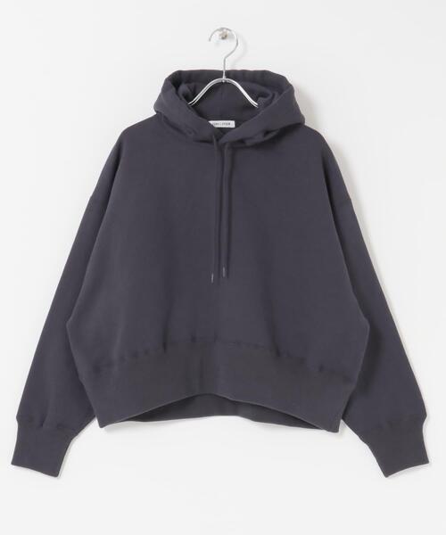 FORK&SPOON（フォークアンドスプーン）の「FORK&SPOON　リサイクル裏毛クロップドフーディー（パーカー・レディース・オートミール/ネイビー/グレー系その他・1）」の18枚目の写真