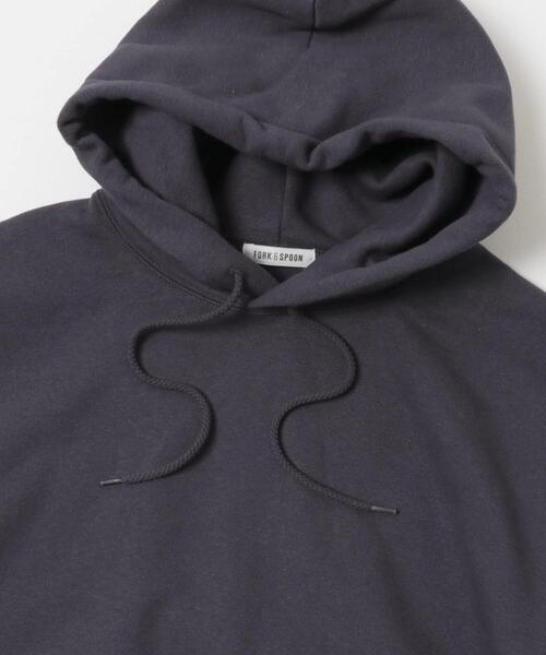 FORK&SPOON（フォークアンドスプーン）の「FORK&SPOON　リサイクル裏毛クロップドフーディー（パーカー・レディース・オートミール/ネイビー/グレー系その他・1）」の19枚目の写真