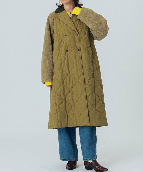 CREOLME)QUILTED LONG COAT（その他アウター）｜ROSE BUD（ローズ