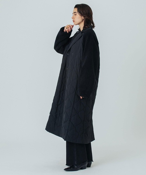 ROSE BUD(ローズバッド)の「(CREOLME)QUILTED LONG COAT(その他アウター・レディース・ブラック/カーキ・S/M)」の14枚目の写真