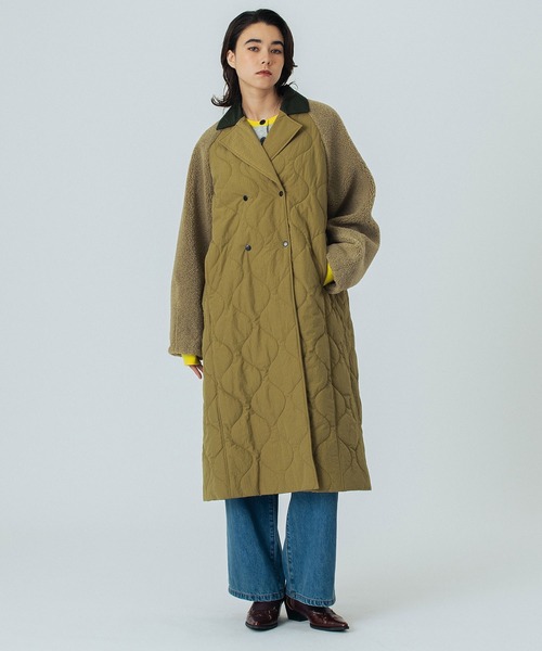 ROSE BUD(ローズバッド)の「(CREOLME)QUILTED LONG COAT(その他アウター・レディース・ブラック/カーキ・S/M)」の18枚目の写真
