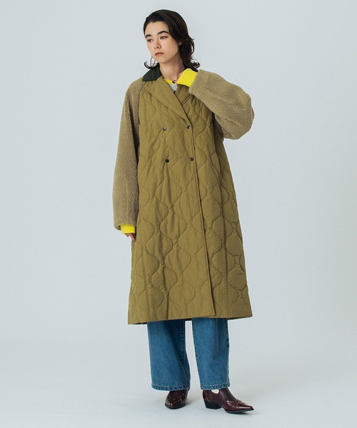 ROSE BUD(ローズバッド)の「(CREOLME)QUILTED LONG COAT(その他アウター・レディース・ブラック/カーキ・S/M)」の19枚目の写真