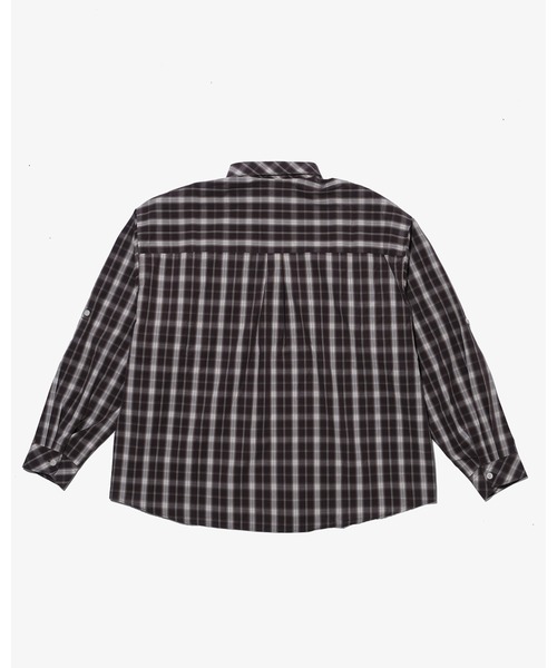 KEBOZ（ケボズ）の「CHECK PULLOVER SHIRT（シャツ/ブラウス・メンズ・ブラウン/ブルー・L/XL/M）」の6枚目の写真