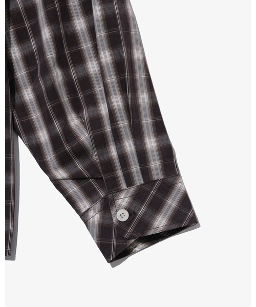 KEBOZ（ケボズ）の「CHECK PULLOVER SHIRT（シャツ/ブラウス・メンズ・ブラウン/ブルー・L/XL/M）」の9枚目の写真