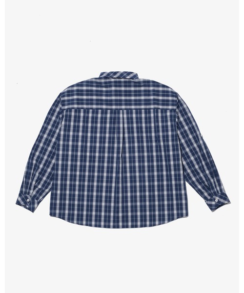 KEBOZ（ケボズ）の「CHECK PULLOVER SHIRT（シャツ/ブラウス・メンズ・ブラウン/ブルー・L/XL/M）」の11枚目の写真