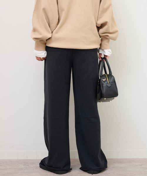 JOURNAL STANDARD relume(ジャーナルスタンダード レリューム)の「《追加13》ワイドスウェットパンツ(スウェットパンツ・レディース・ブラック系その他/グレー/ブラウン・FREE)」の9枚目の写真