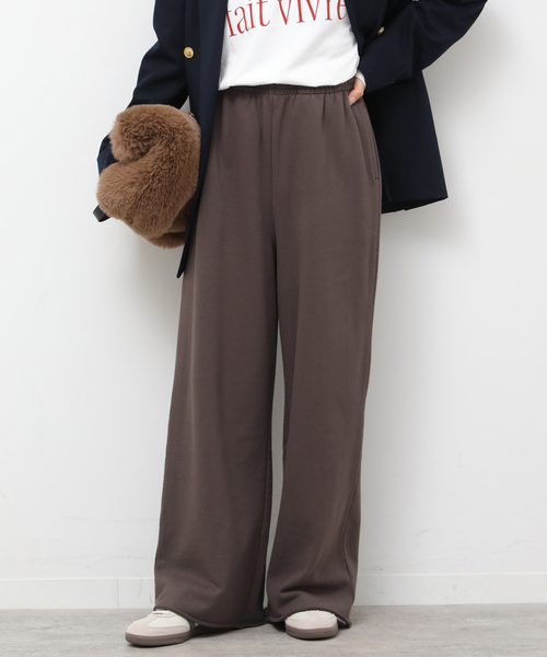 JOURNAL STANDARD relume(ジャーナルスタンダード レリューム)の「《追加13》ワイドスウェットパンツ(スウェットパンツ・レディース・ブラック系その他/グレー/ブラウン・FREE)」の10枚目の写真