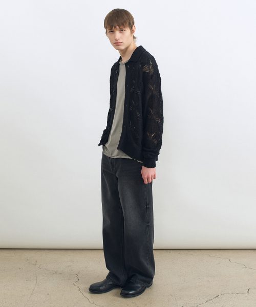 INSILENCE(インサイロンス)の「クロシェカラーカーディガンBLACK(カーディガン/ボレロ・レディース・その他・SMALL/MEDIUM/LARGE)」の3枚目の写真