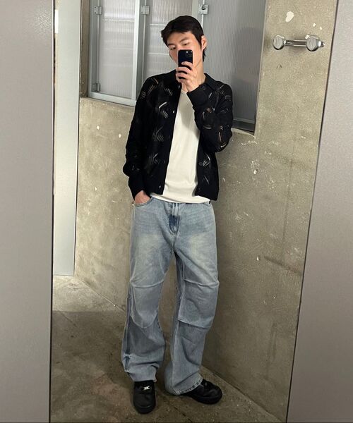 INSILENCE(インサイロンス)の「クロシェカラーカーディガンBLACK(カーディガン/ボレロ・レディース・その他・SMALL/MEDIUM/LARGE)」の9枚目の写真