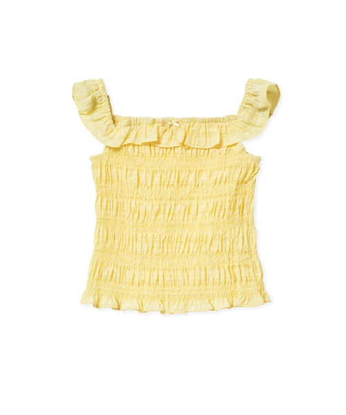 Midnight Move(ミッドナイトムーブ)の「smk top (yellow)(Tシャツ/カットソー・レディース・その他・FREE)」の2枚目の写真