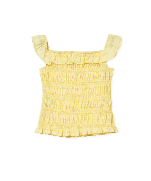Midnight Move(ミッドナイトムーブ)の「smk top (yellow)(Tシャツ/カットソー・レディース・その他・FREE)」の4枚目の写真