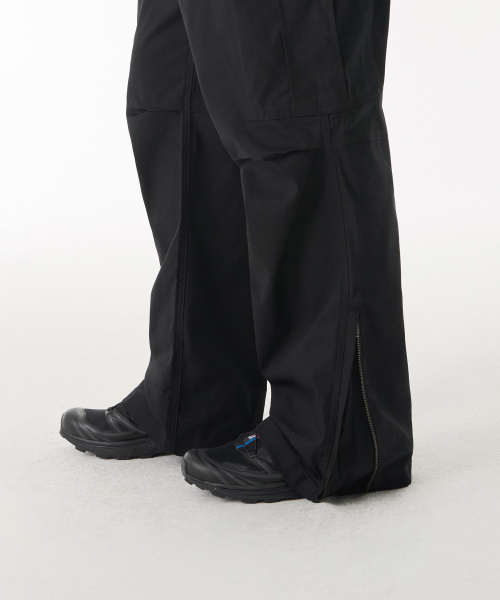 MUSINSA STANDARD（ムシンサスタンダード）の「コットンワイドサイドジッパーカーゴパンツ[ブラック]（その他パンツ・メンズ・その他・40/38/42/36/34/32/30/31/33/26/27/28/29）」の10枚目の写真